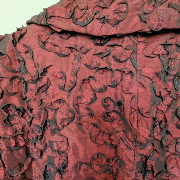 NWT Melanie Lyne Ribbon Embroidered Blazer Jacket Size 12 - Picture 2 of 7